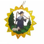 Ore Mountains tree curtain shepherd, colored