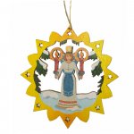 Erzgebirge tree curtain angel of lights, colored