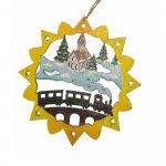 Erzgebirge tree curtain railroad, colored