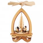 Candle pyramid wood chopper