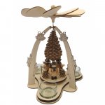 Tealight pyramid forest figures