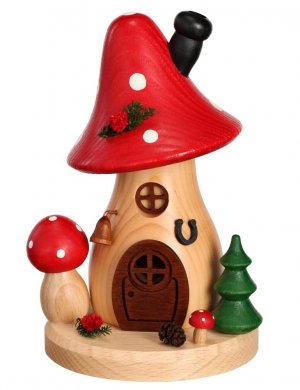 Incense figure mushroom house fly agaric curved and high