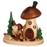 Incense figure mushroom house sawhorse