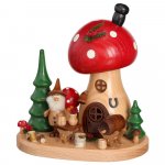 Incense figurine mushroom house mushroom tavern