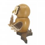 Incense figurine owl with candle arch