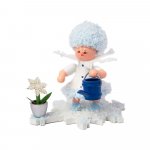 Snow Maiden with watering can
