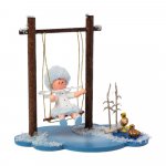 Snow Maiden with a swing