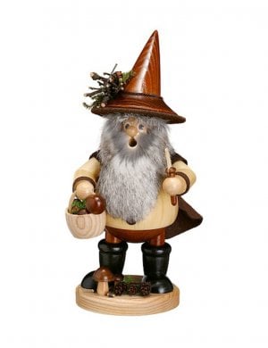 Smoker wood gnome wood collector, natural