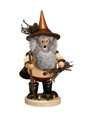 Smoker wood gnome wood collector, natural