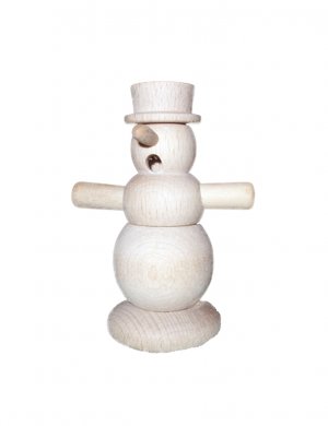 Craft set incense figure snowman