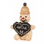 Snowman Junior with gingerbread heart