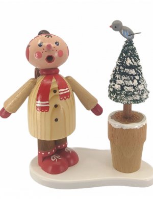Incense figurine winter child Tina