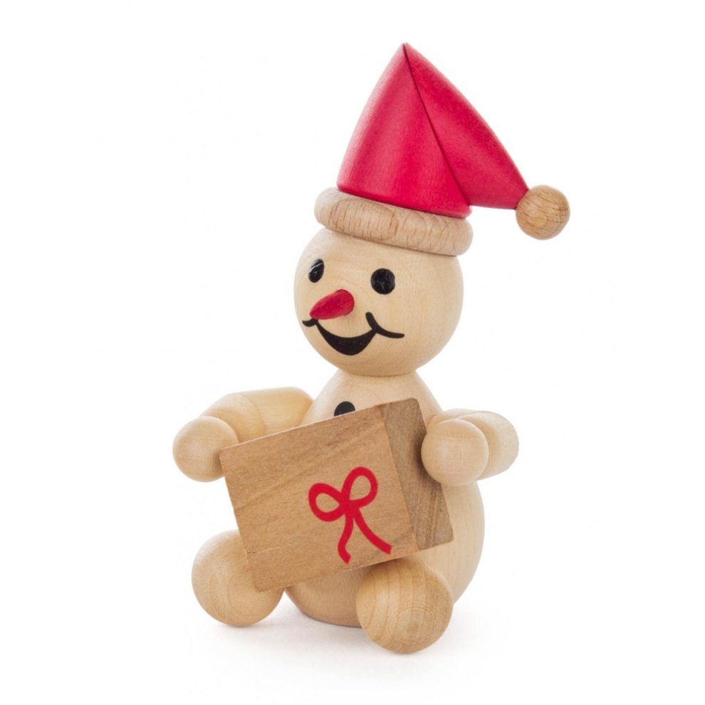 Snowman junior with red cap