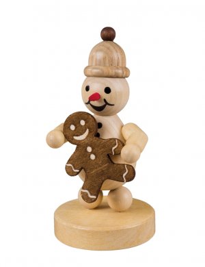 Snowman Junior with gingerbread man