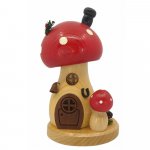 Incense figure mushroom house toadstool round and high