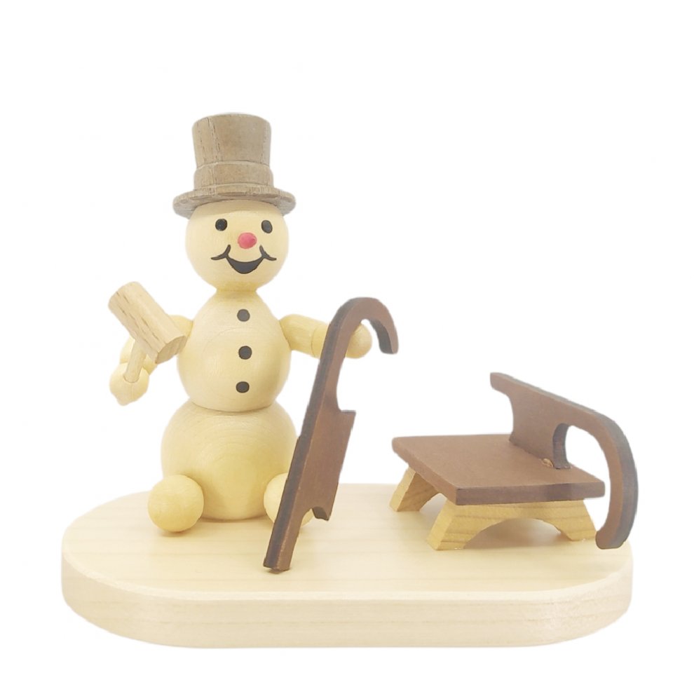 Snowman sledge builder