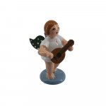 Angel with mandolin, no crown 