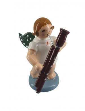 Angel with bassoon, no crown