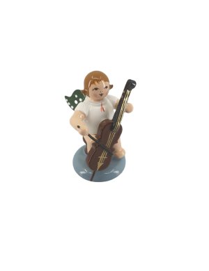 Angel with cello, no crown