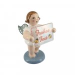 Angel with christmas sign, no crown