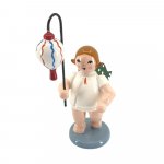 Angel with Lantern white-red, no crown