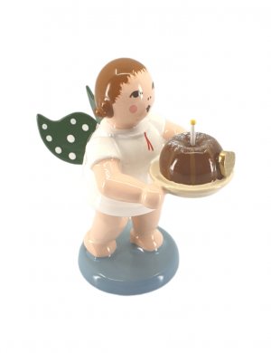 Angel with cake, no crown