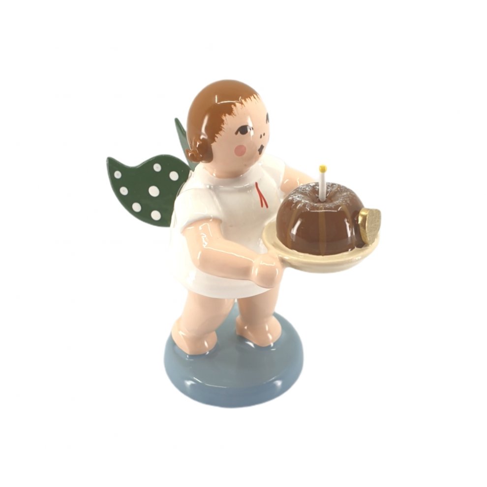 Angel with cake, no crown
