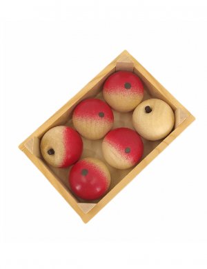 Fruit crate with 6 apples