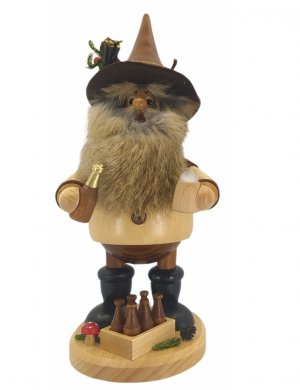 Smoking man Gnome beer lover