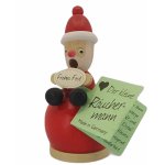 Mini smoker Santa Claus, red