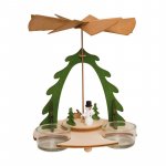 Handicraft set pyramid with snowman