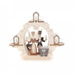 Tealight wreath Angel & Miner