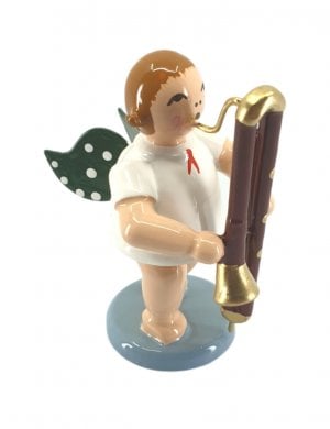 Angel with contrabassoon, no crown