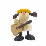 Figure with heart, Lotte with guitar