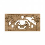 puzzle card Nativity Stable