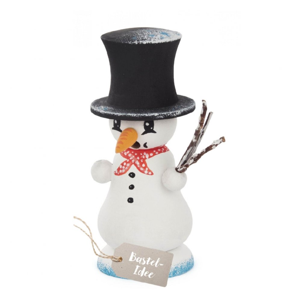 Craft kit miniature smoker snowman