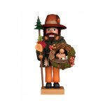 Nutcracker forester with wreath