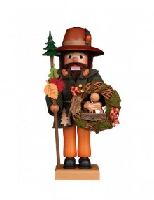 Nutcracker forester with wreath