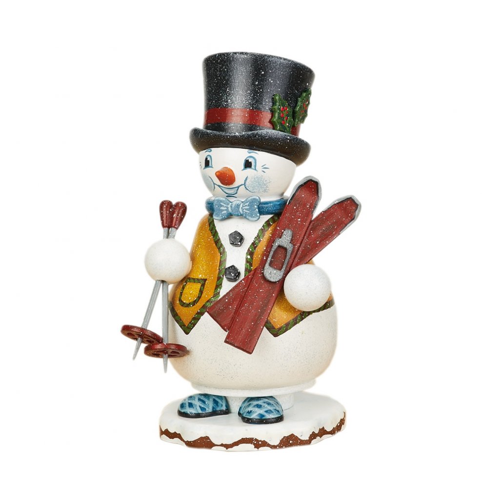 Smoker Gnome Snowman Ski Instructor