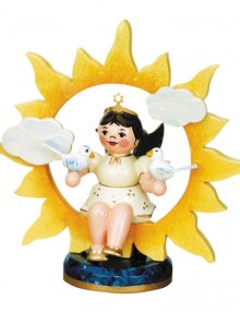 Hubrig angels on the sun, with doves