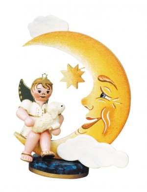 Hubrig Angel boy in the moon, with sheep