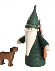 miniature Hunter gnome, with dog