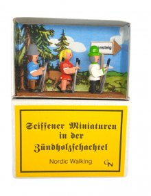 Zündholzschachtel- Nordic Walking