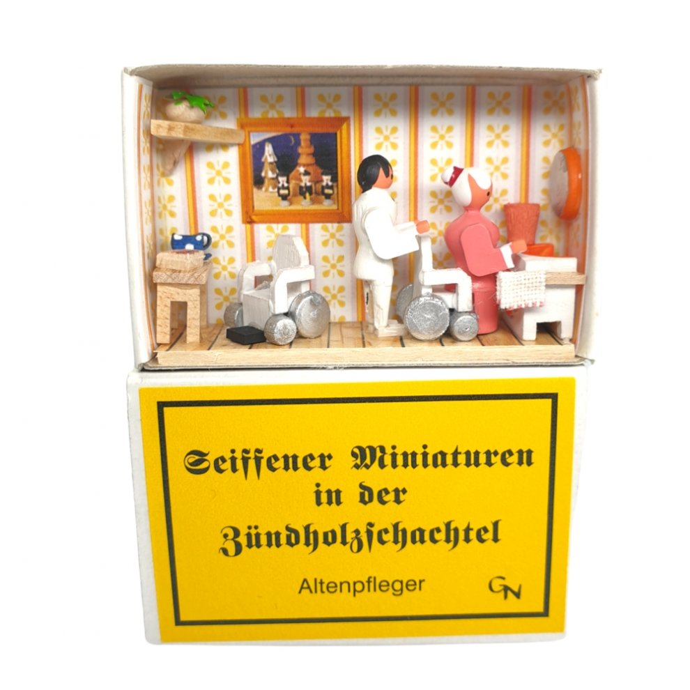 Zündholzschachtel - Altenpfleger