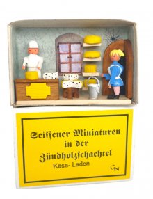 Zündholzschachtel Miniaturen Märchen Erzgebirge 