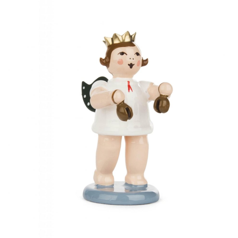 Angel with castanets and crown
