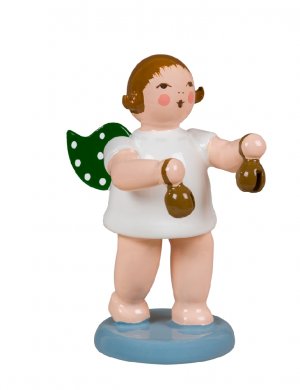 Angel with castanets without a crown