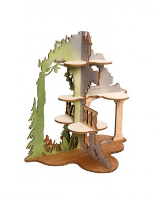 Castle ruin for mini owls