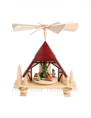 Children's Christmas table pyramid, colored