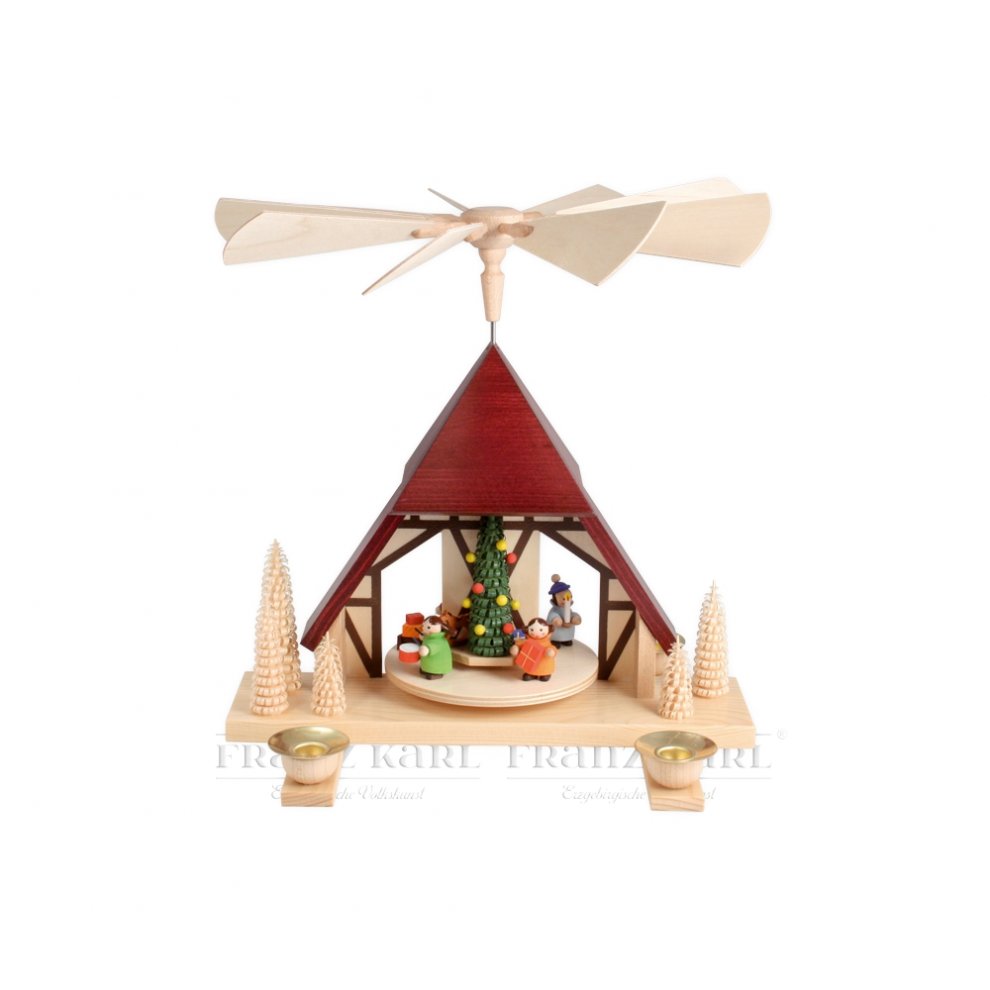 Children's Christmas table pyramid, colored